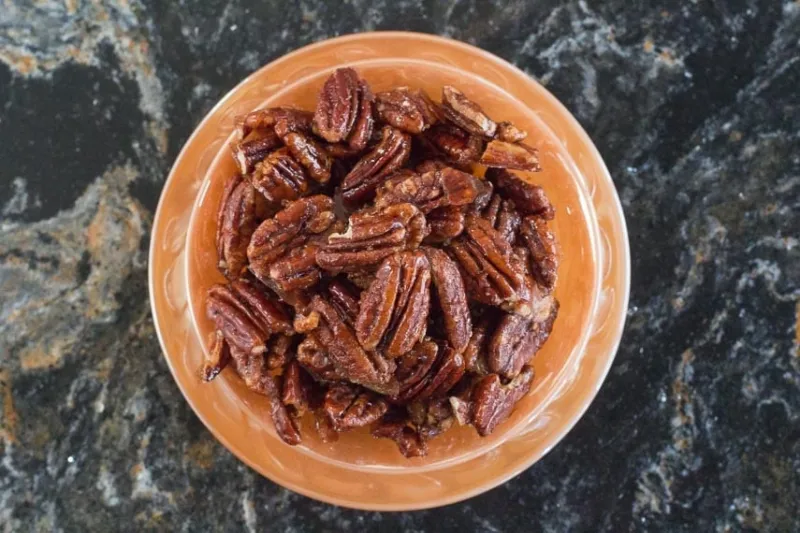 Low FODMAP Candied Spiced Nuts