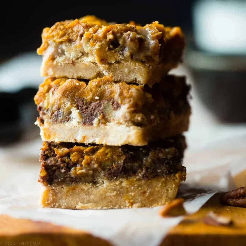 Pumpkin Spice Paleo Magic Cookie Bars