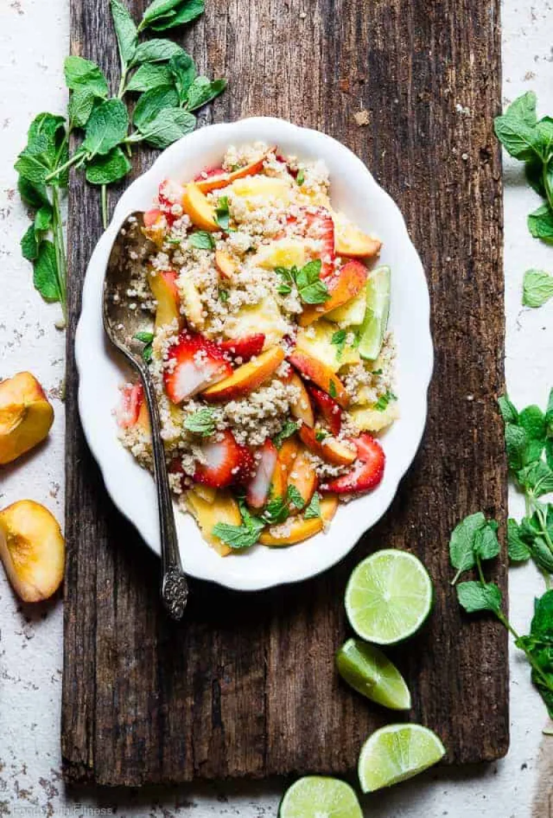 Coconut Milk Quinoa Fruit Salad