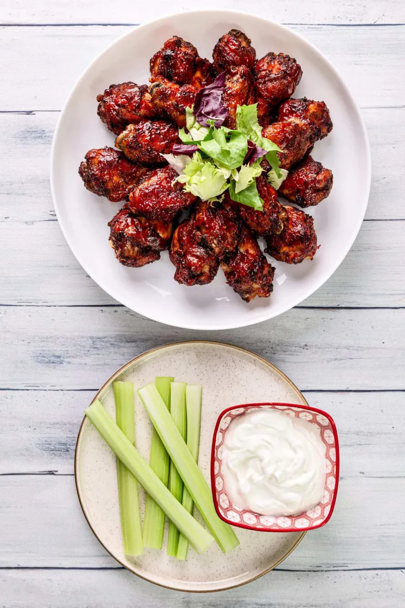 Air-Fryer BBQ Chicken Wings