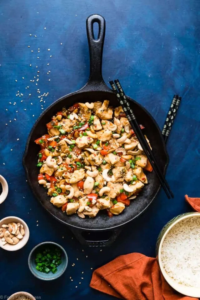 Easy Paleo Cashew Chicken Stir Fry