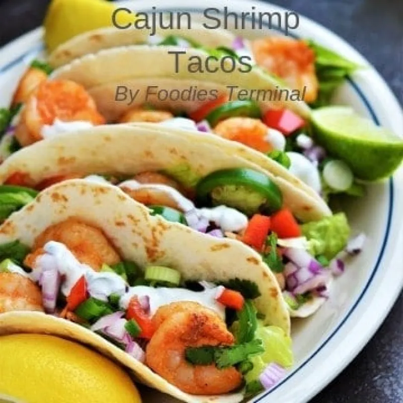 Cajun Shrimp Tacos (Video) | Healthy Shrimp Tacos
