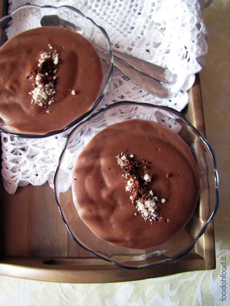 Rich cocoa pudding