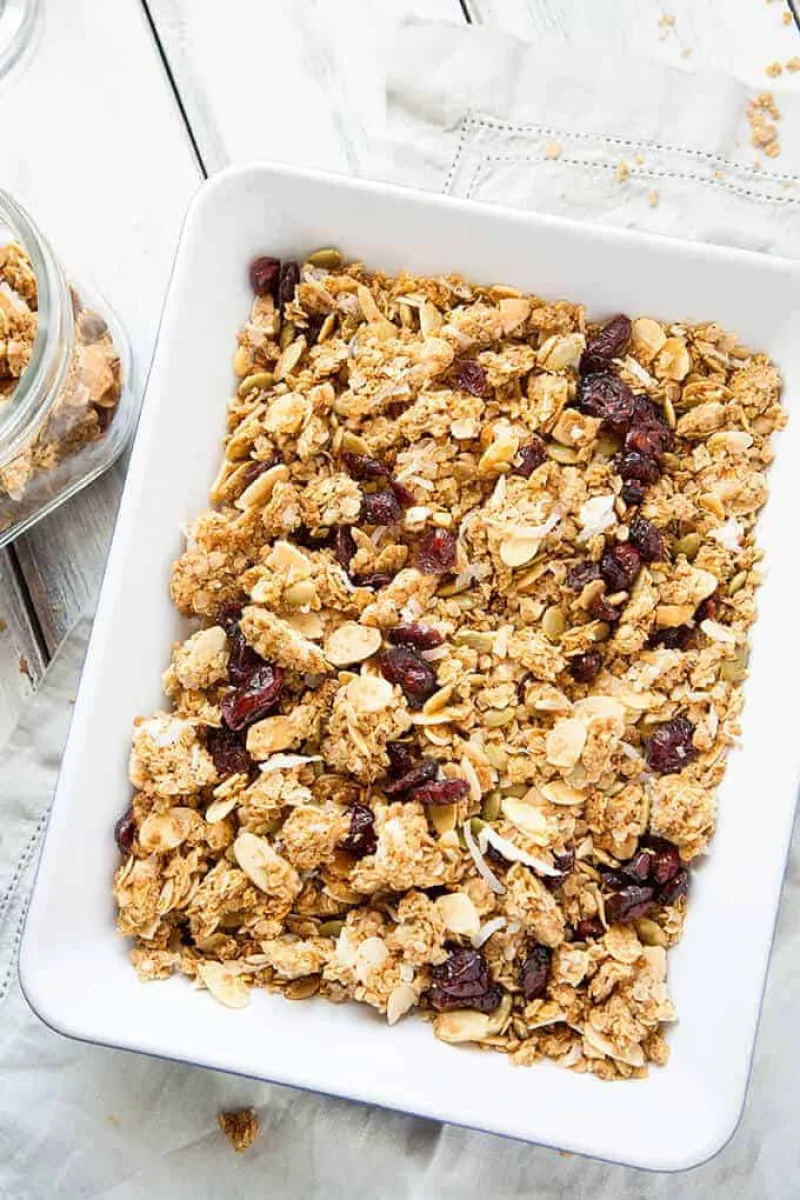 Homemade Honey Almond Granola