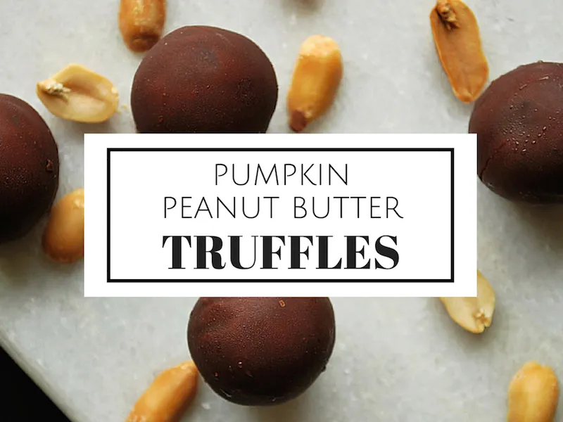 Pumpkin Peanut Butter Truffles