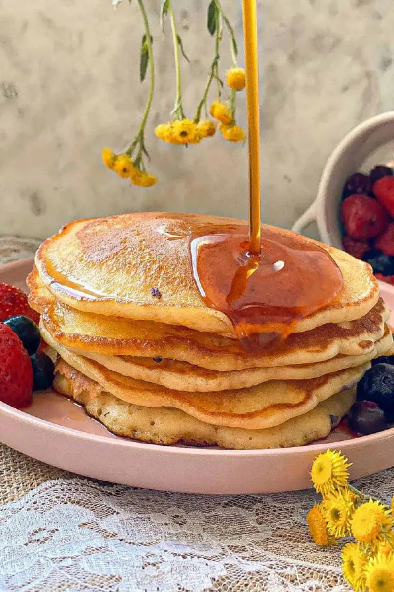 Easy Fluffy pancake recipe In 15 Minutes