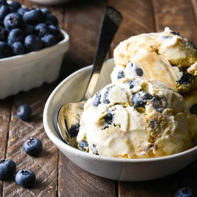 Blueberry Cheesecake Ice Cream