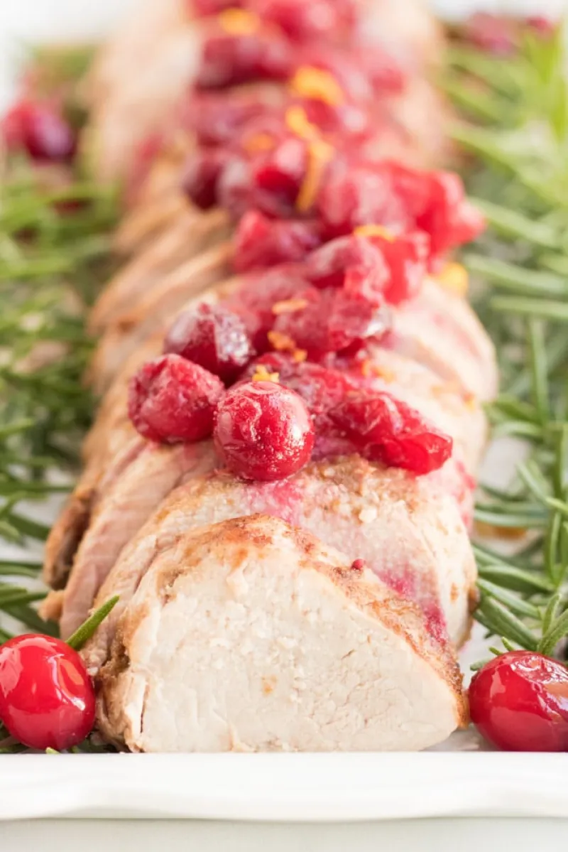 Cranberry Orange Pork Tenderloin