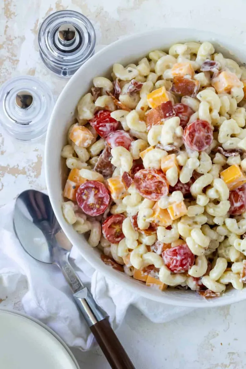 Bacon Ranch Pasta Salad