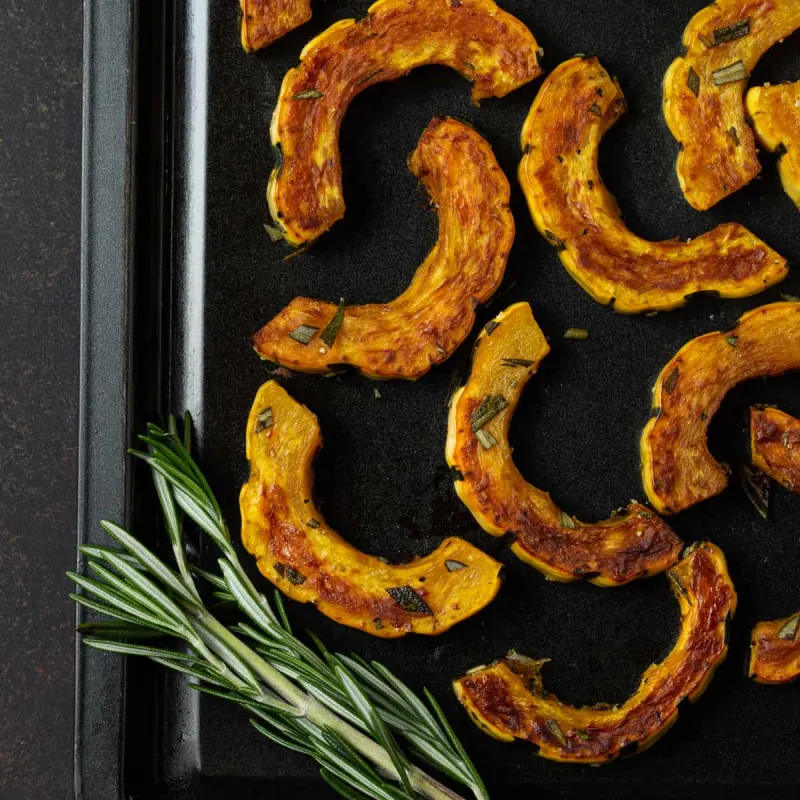 Rosemary Roasted Delicata Squash