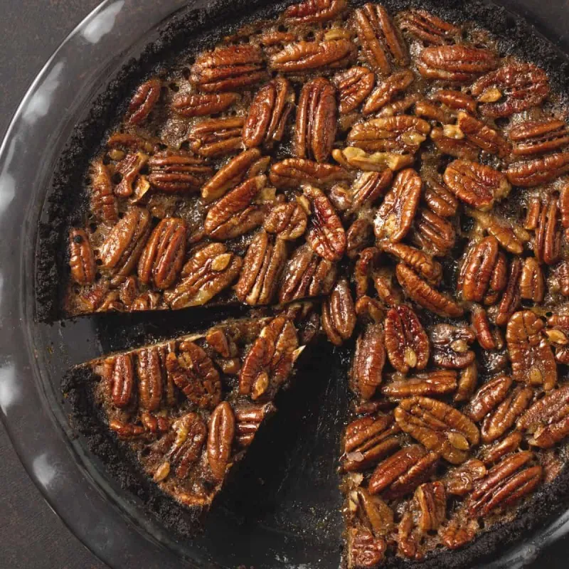 Chocolate Bourbon Pecan Pie