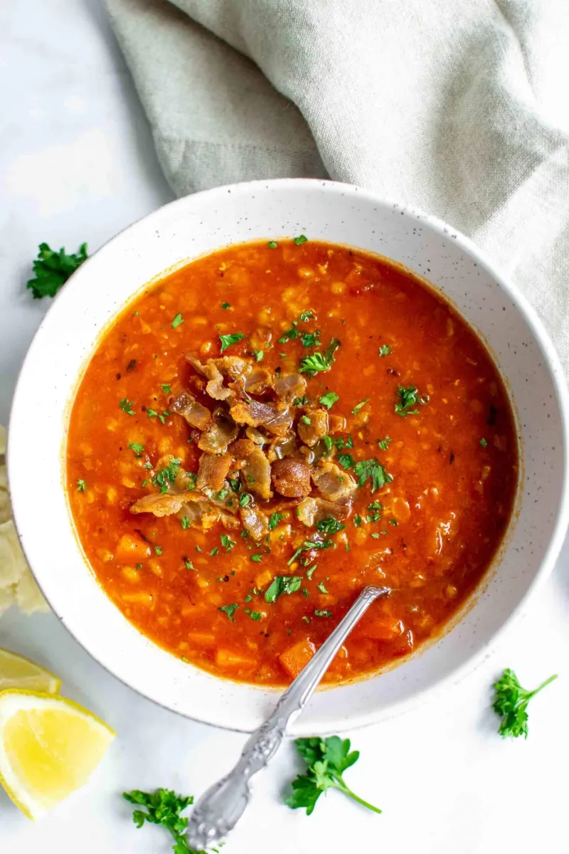 Instant Pot Red Lentil Soup