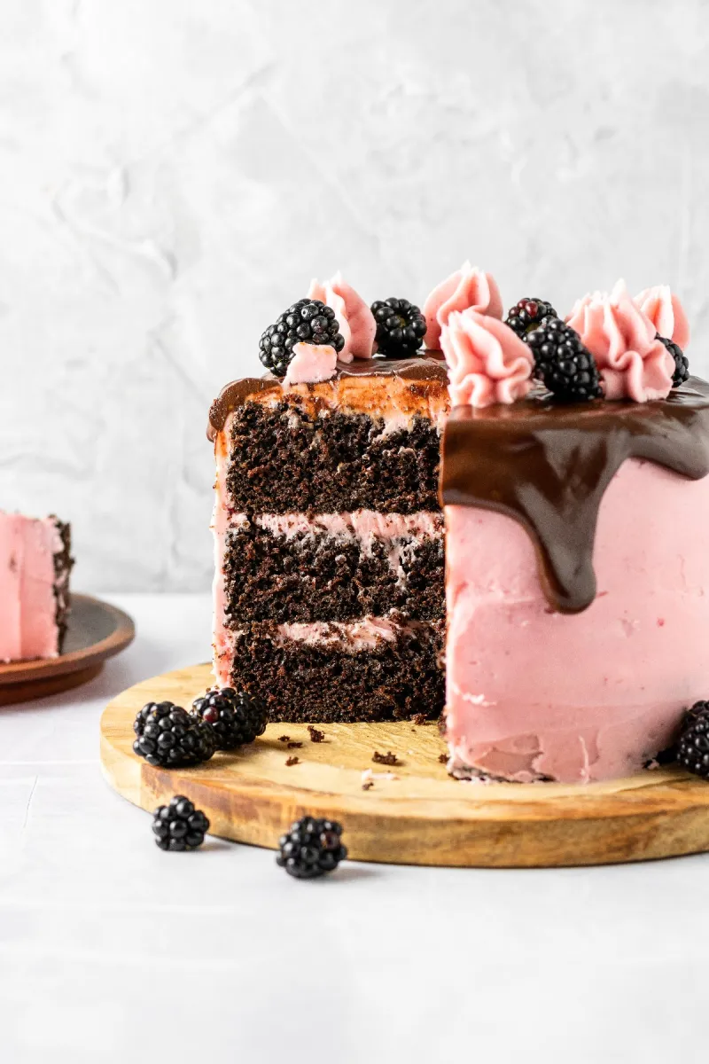 Chocolate Blackberry Cake