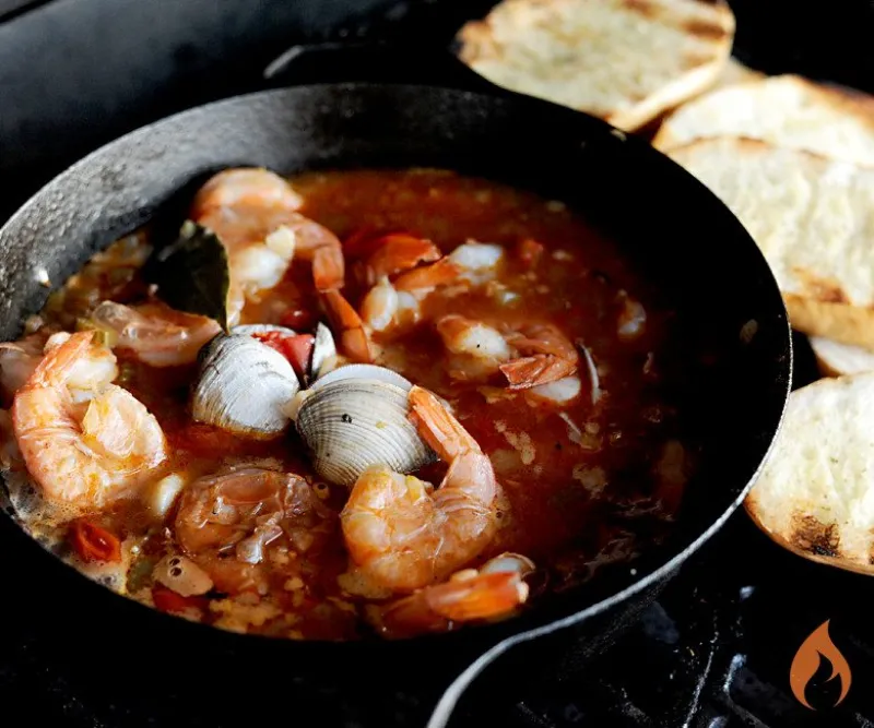 Grilled Cioppino - Classic Seafood Stew