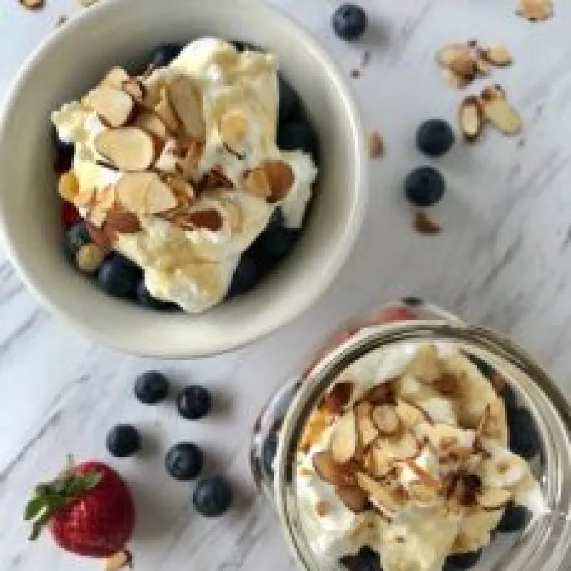 Berry and Greek Yogurt Parfait