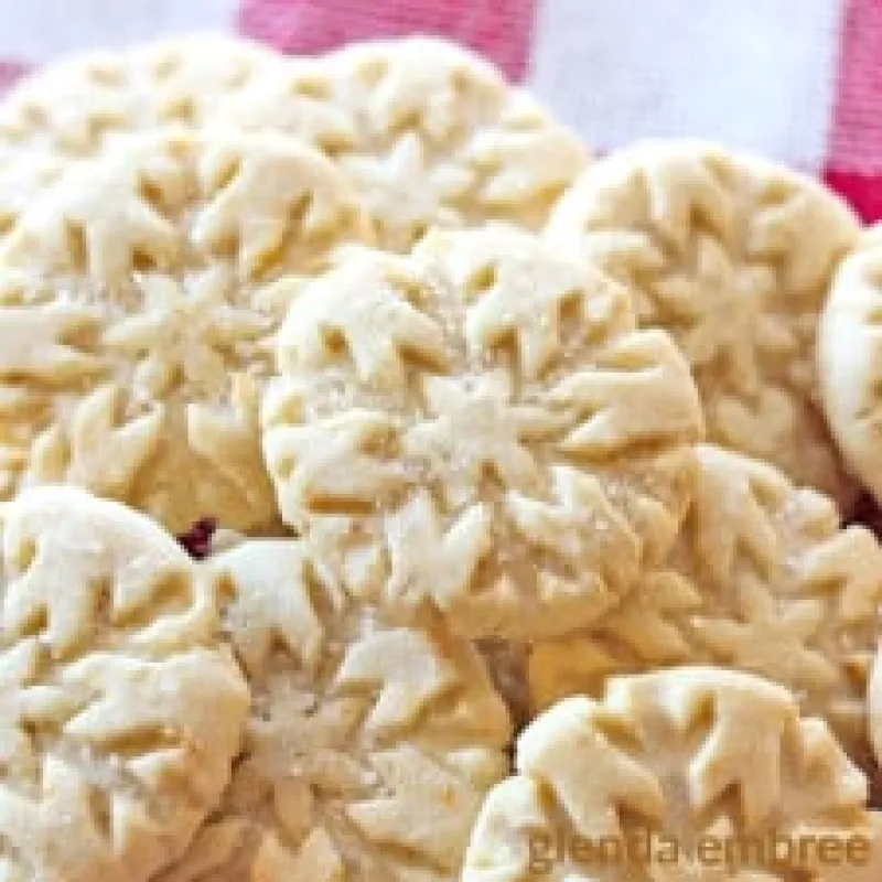 Orange Shortbread Cookies