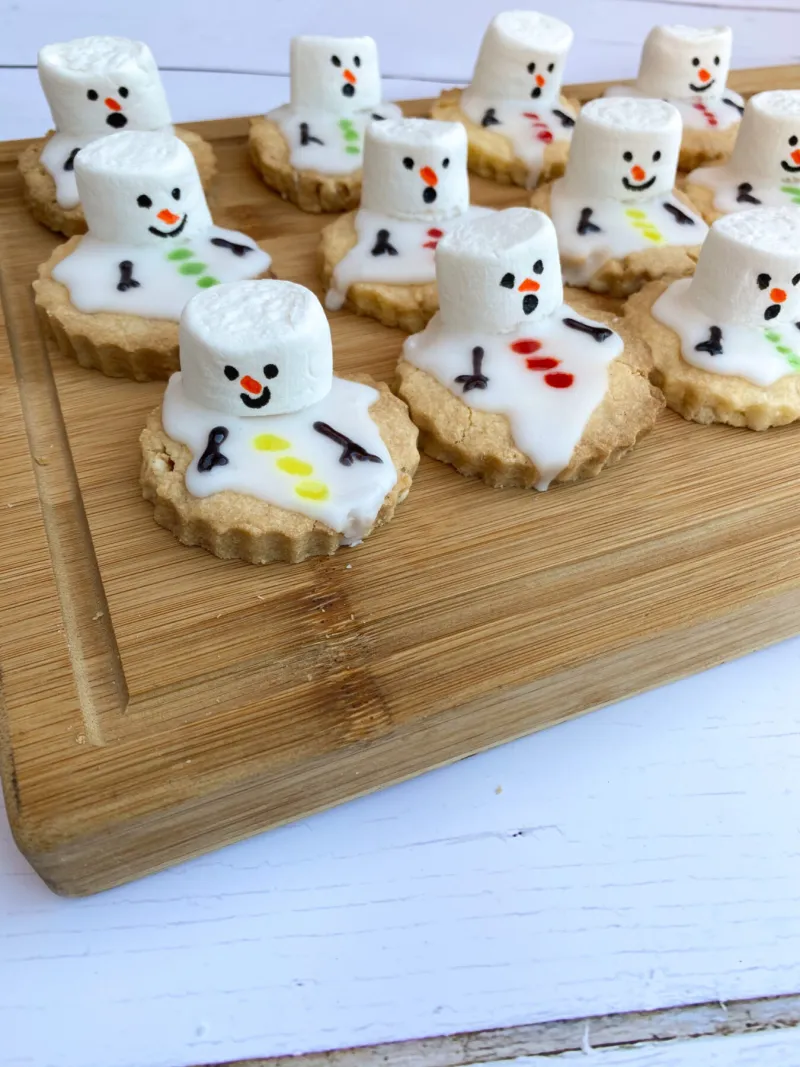 Melting snowmen cookies (Gluten and dairy free)
