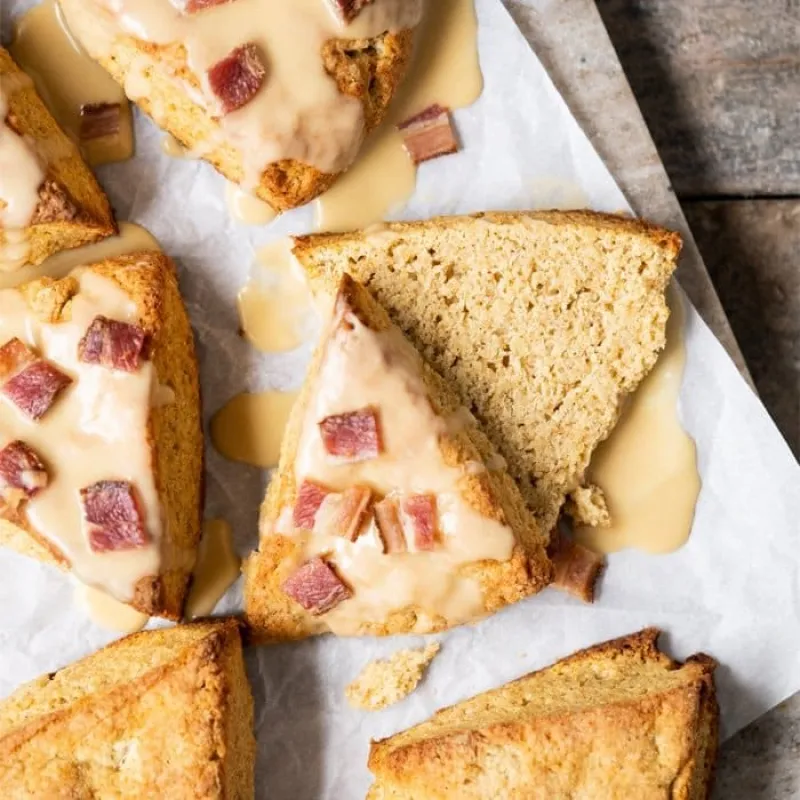 Gluten Free, Paleo & Keto Maple Bacon Scones