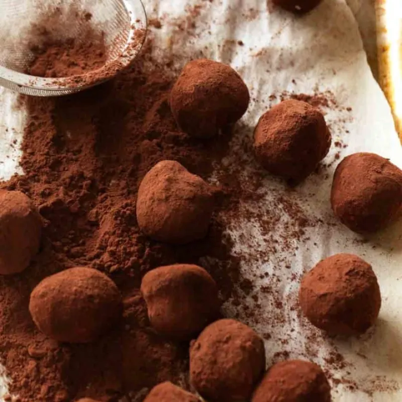 Chocolate Blueberry Truffles Recipe