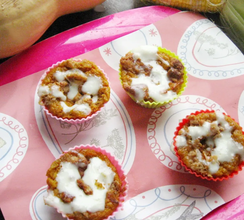 Pumpkin Roll Muffins: Low-Carb, Sugar-Free, THM S!