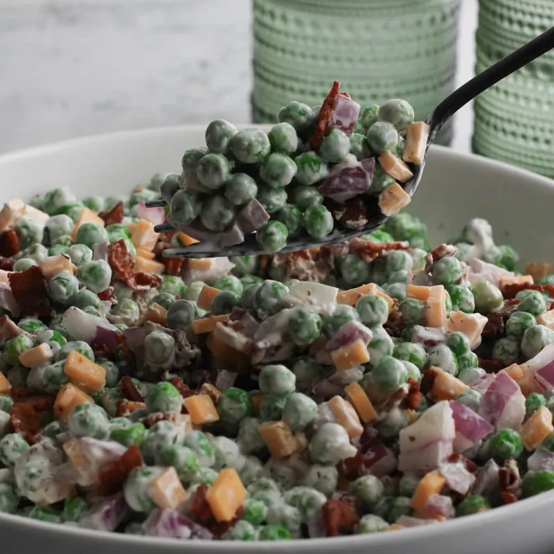 Classic Southern English Pea Salad