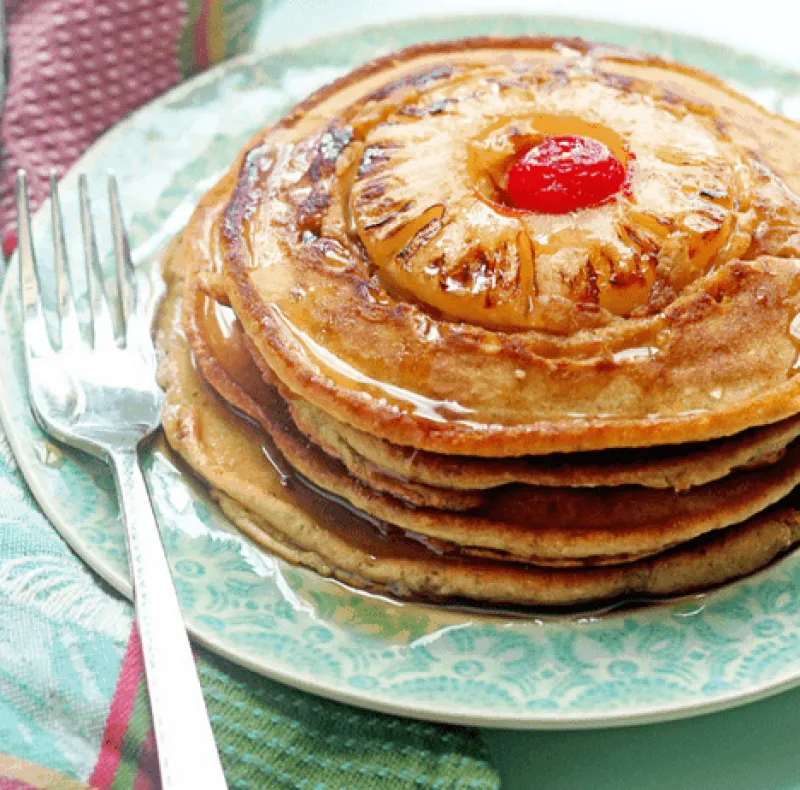 Pineapple Upside Down Pancakes Recipe