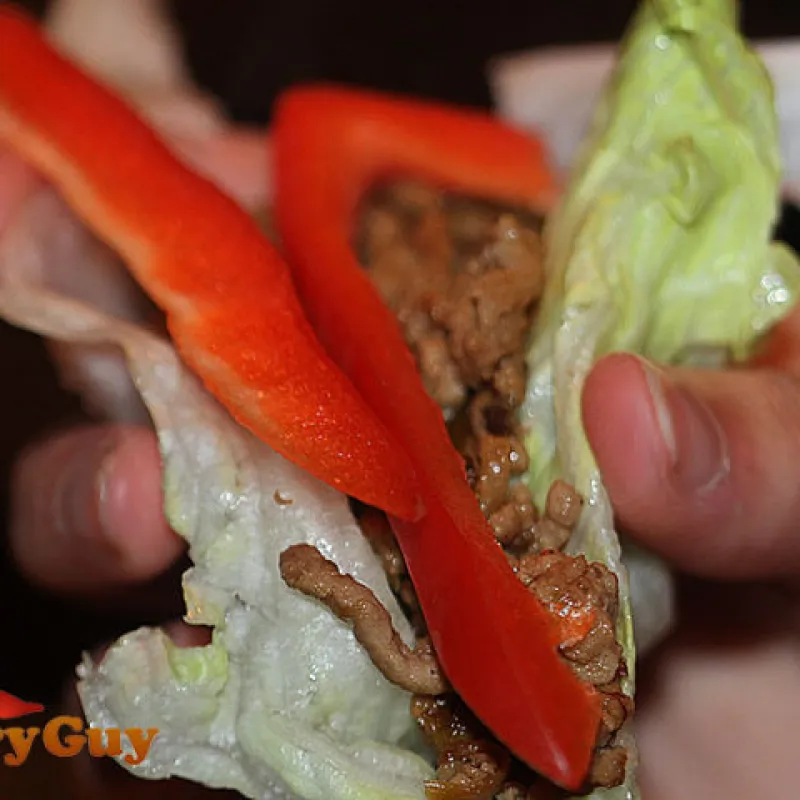 Pork & Mushroom Lettuce Wraps