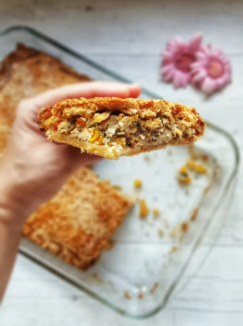 Easy Greek chicken pie