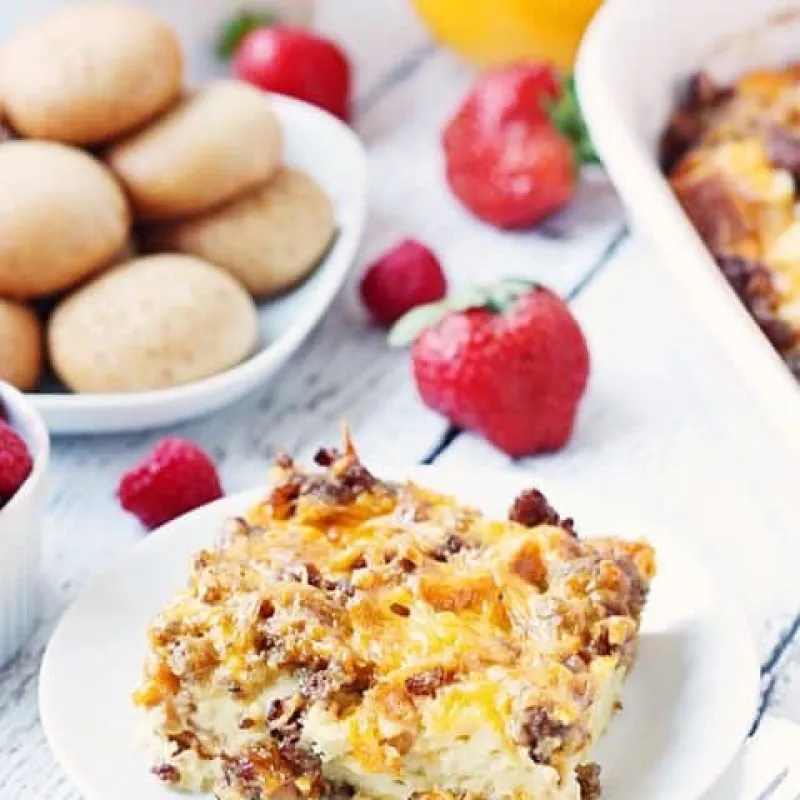 Easy Make-Ahead Breakfast Casserole