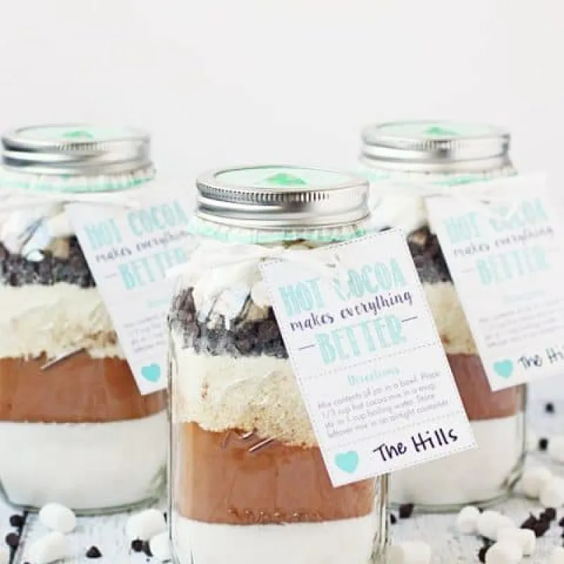 Hot Chocolate Mix in a Jar