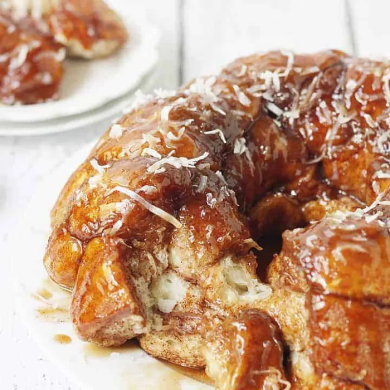 Easy Coconut Caramel Monkey Bread