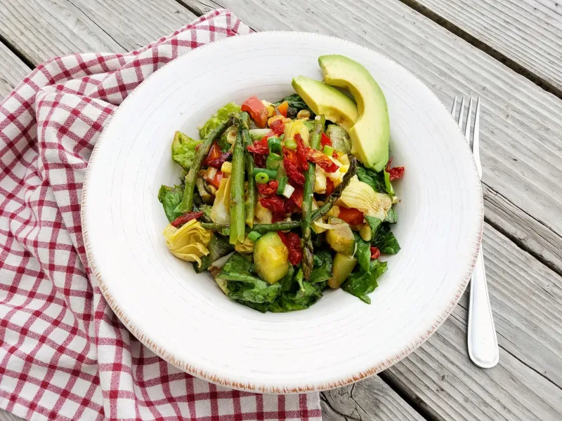 Grilled Balsamic Vegetable Salad