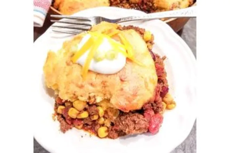 Cornbread Chili Casserole