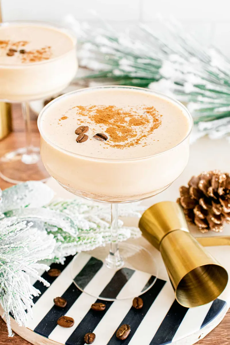 Eggnog Espresso Martini