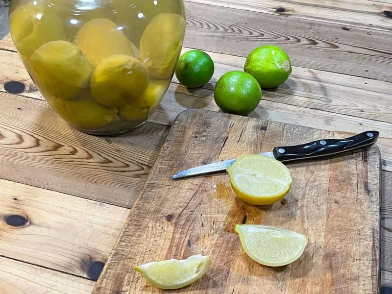 Preserved Limes (Lacto-Fermented Limes)
