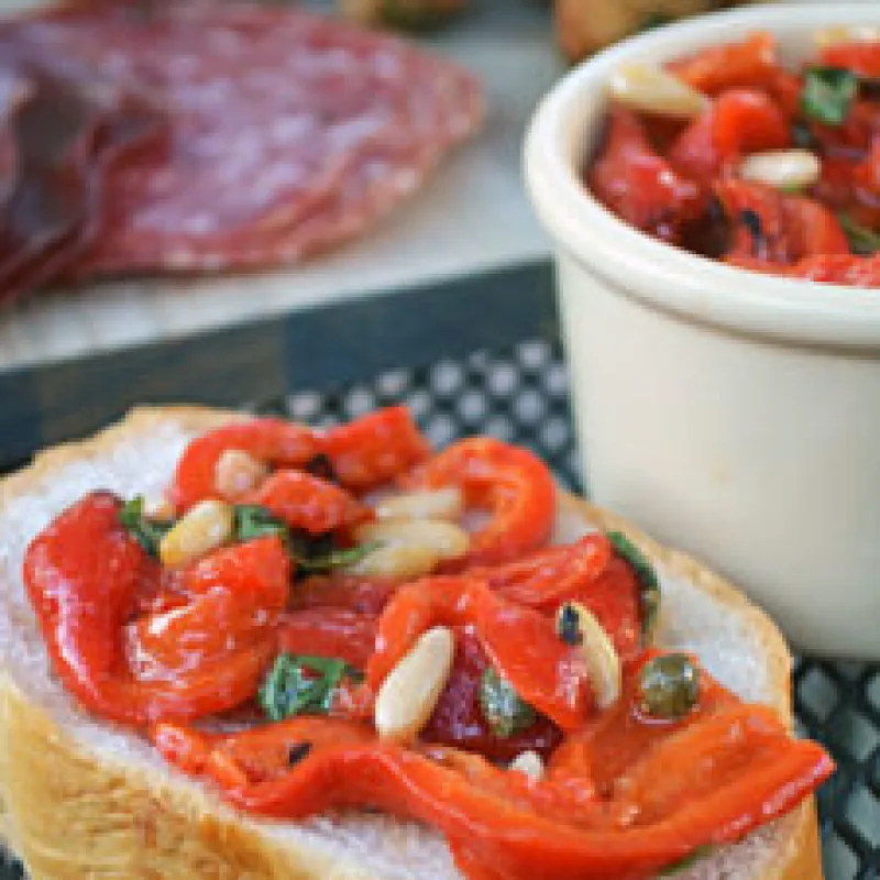 Roasted Red Pepper Salad