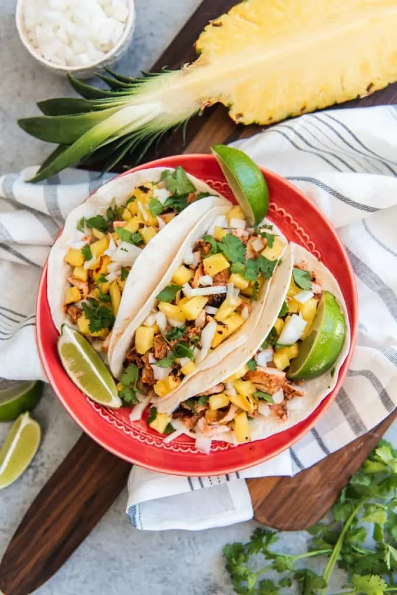 Grilled Pork Tacos al Pastor