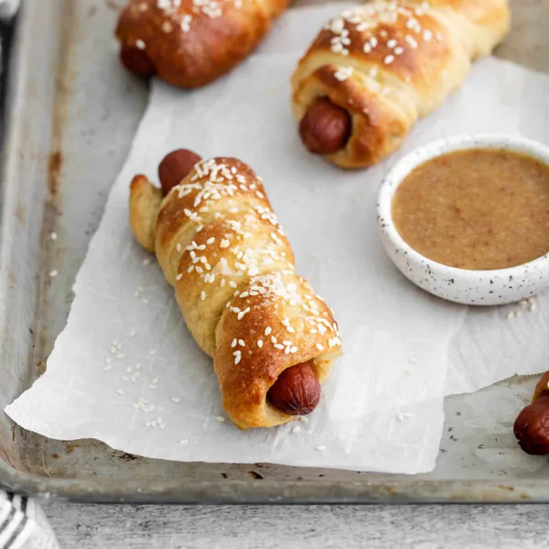 Homemade Pretzel Dogs