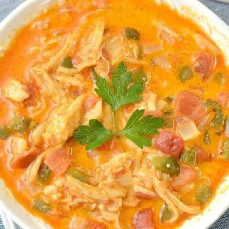 Keto Chicken Enchilada Soup