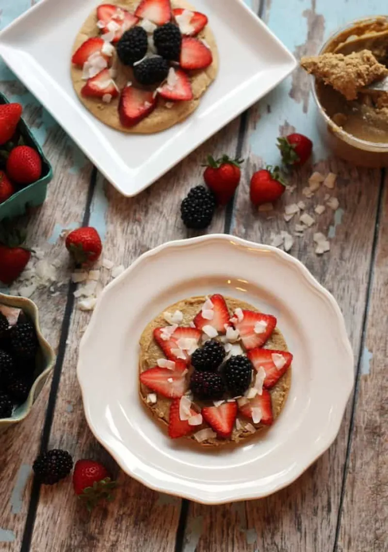 Flourless Sunbutter Breakfast Pizza