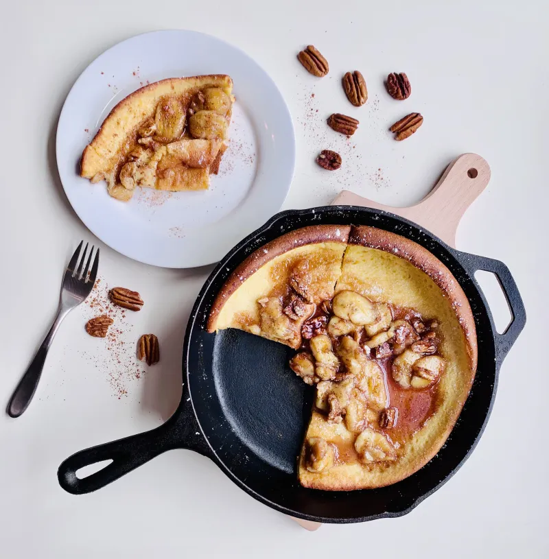 Bananas Foster Dutch Baby