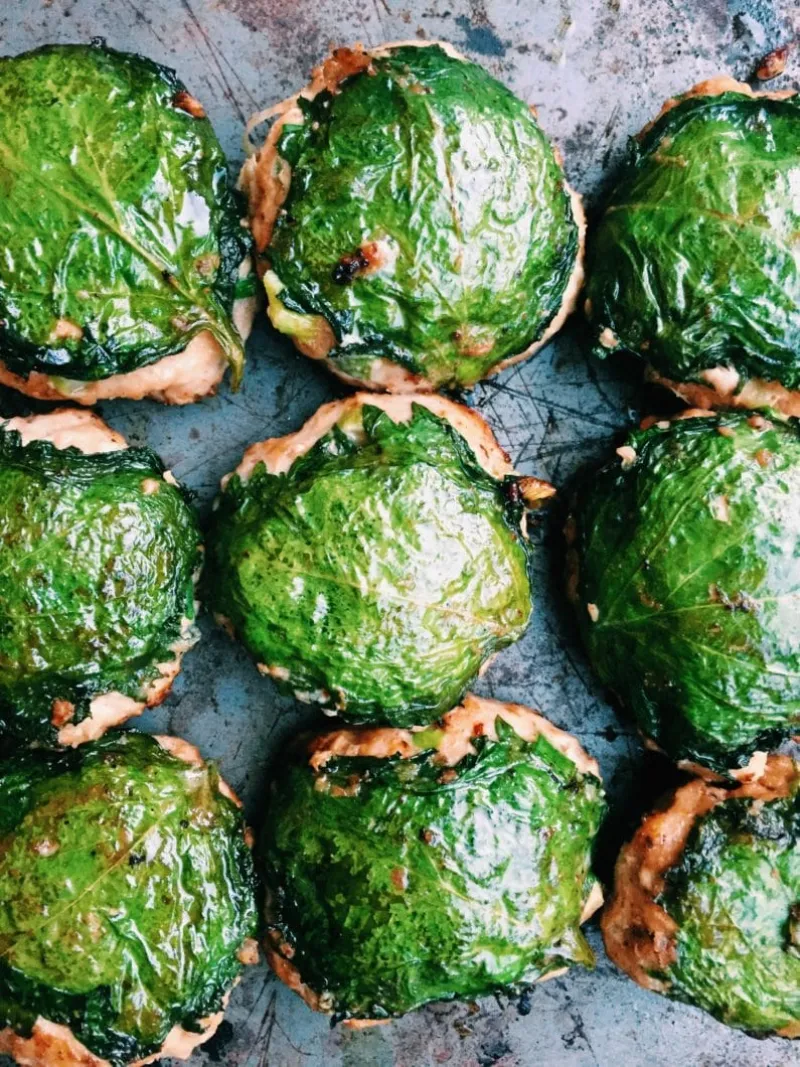 Japanese Shiso Leaf Meatballs