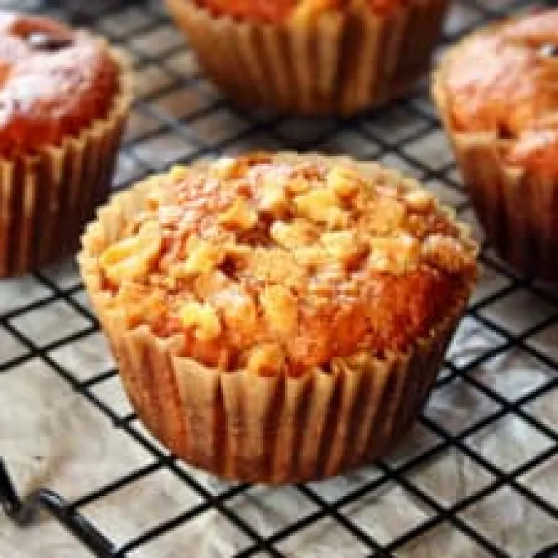 Vegan Chocolate Walnut Banana Bread Muffins