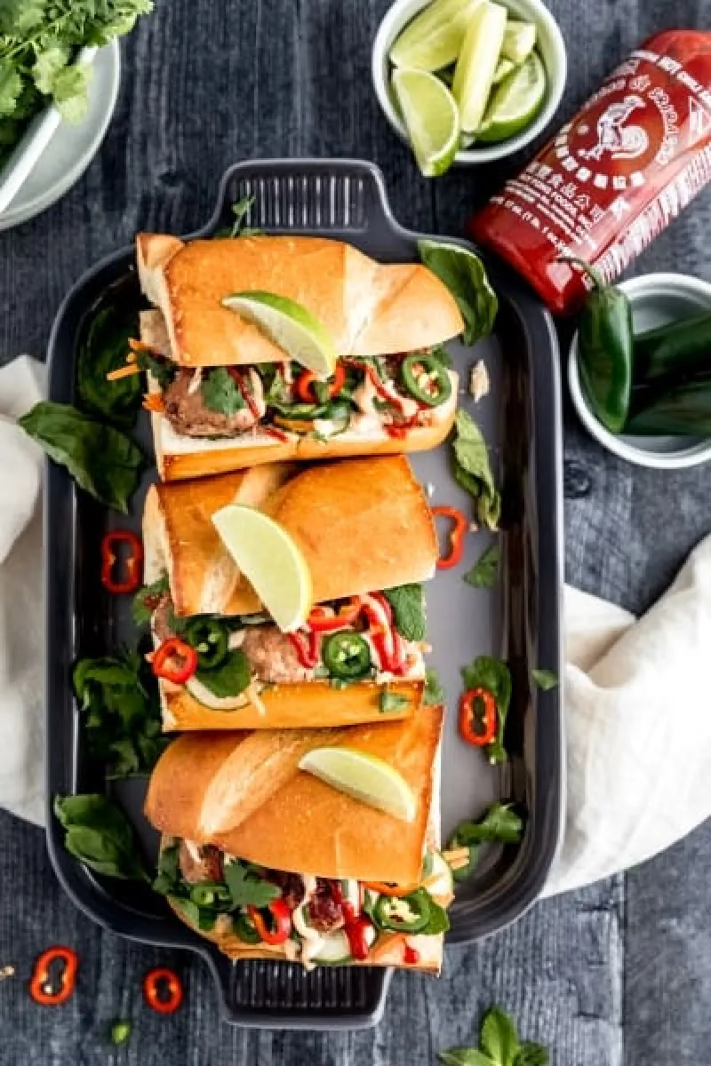 Meatball Banh Mi