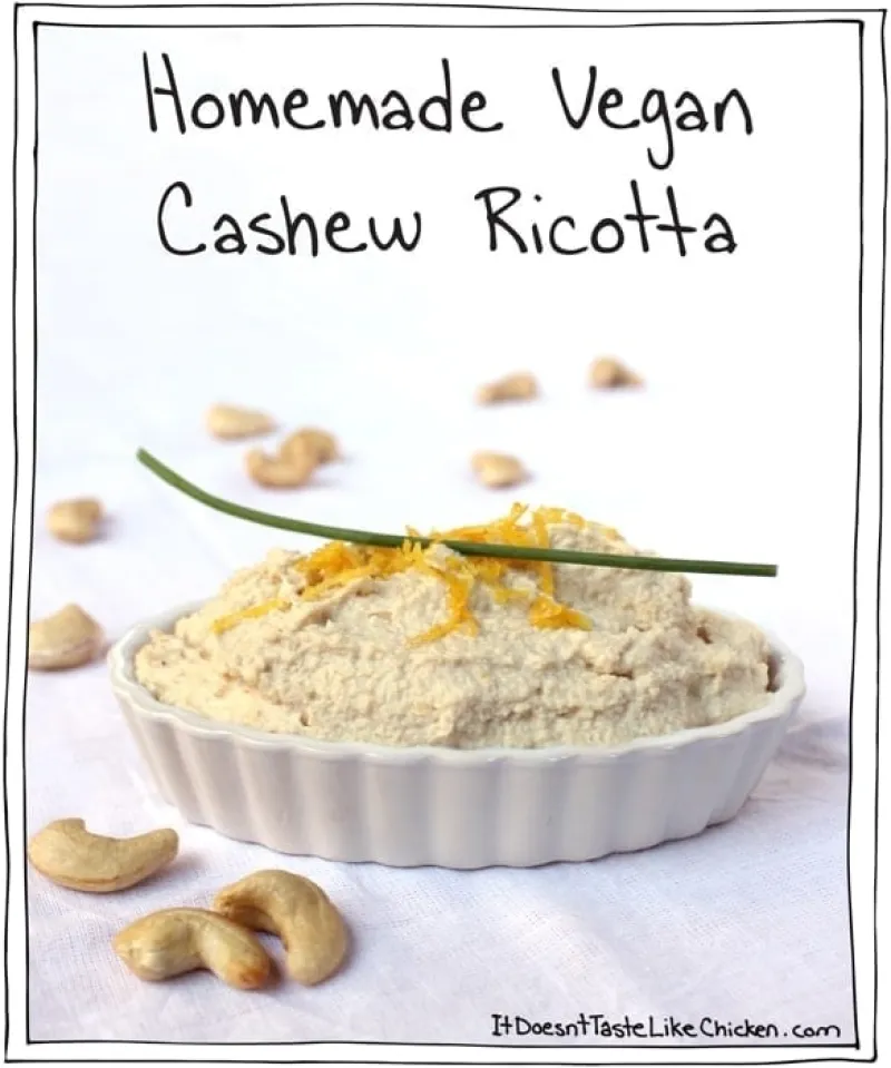 Homemade Vegan Cashew Ricotta