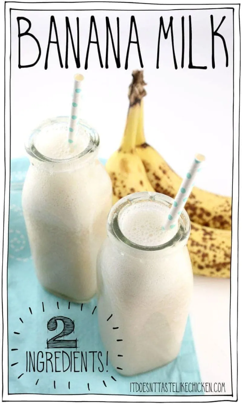 Banana Milk - 2 Ingredients
