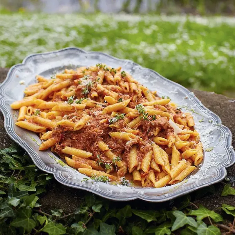 12-hour rabbit bolognese