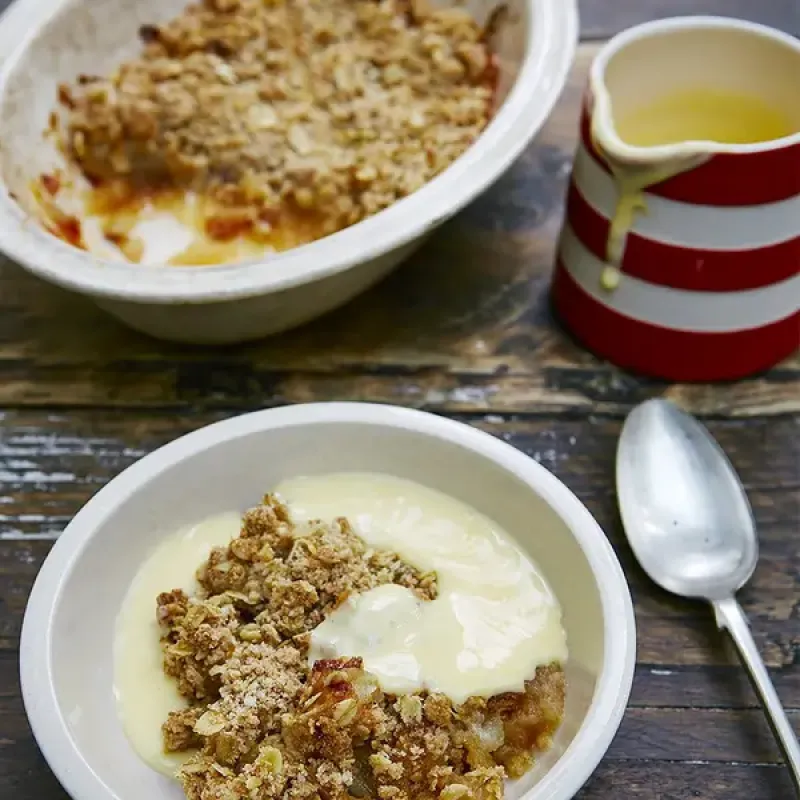 Apple crumble