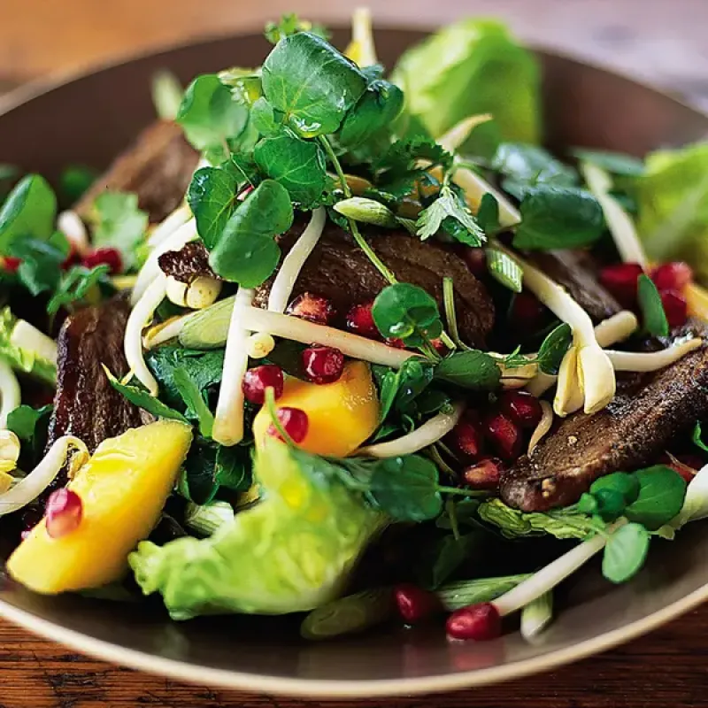 Five spice duck salad