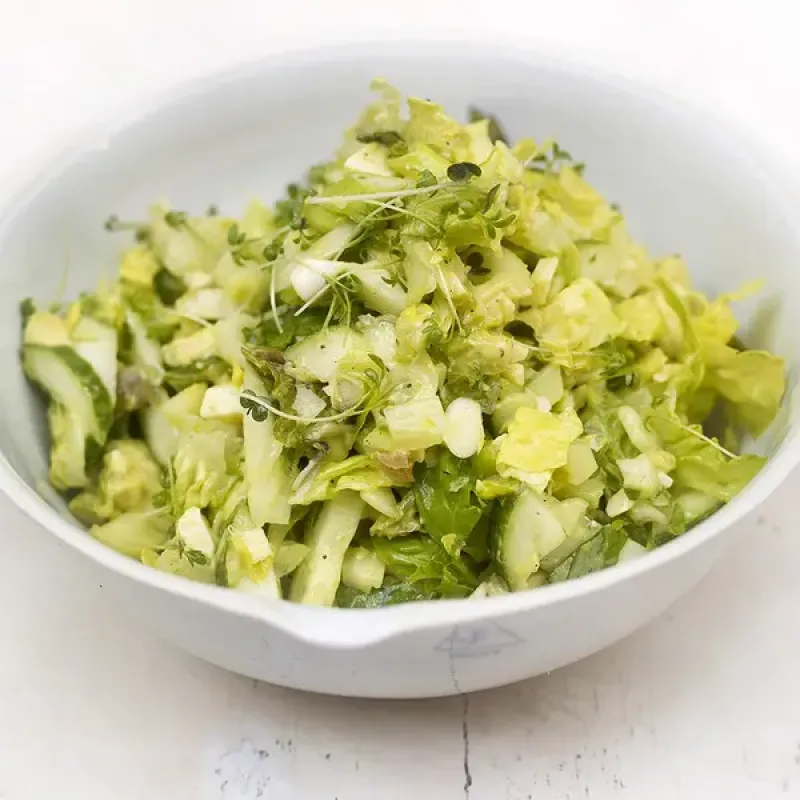 Everyday green chopped salad